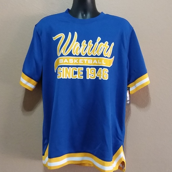 warriors warm up shirt